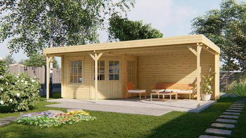 Blokhut - Tuinhuis Annette | 40 mm | vuren onbehandeld, Hobby en Vrije tijd, Overige Hobby en Vrije tijd, Nieuw, Verzenden