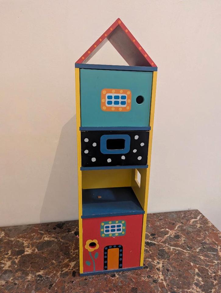 Mini-opslagtoren voor kinderen, Kinderen en Baby's, Kinderkamer | Commodes en Kasten, Zo goed als nieuw, Minder dan 90 cm, Minder dan 75 cm