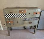 Armoire à pharmacie marocaine faite main, Maison & Meubles, 25 à 50 cm, 5 tiroirs ou plus, Comme neuf, 100 à 150 cm