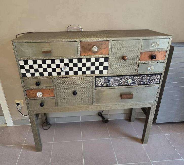 Armoire à pharmacie marocaine faite main, Maison & Meubles, Armoires | Commodes, Comme neuf, 100 à 150 cm, 100 à 150 cm, 25 à 50 cm