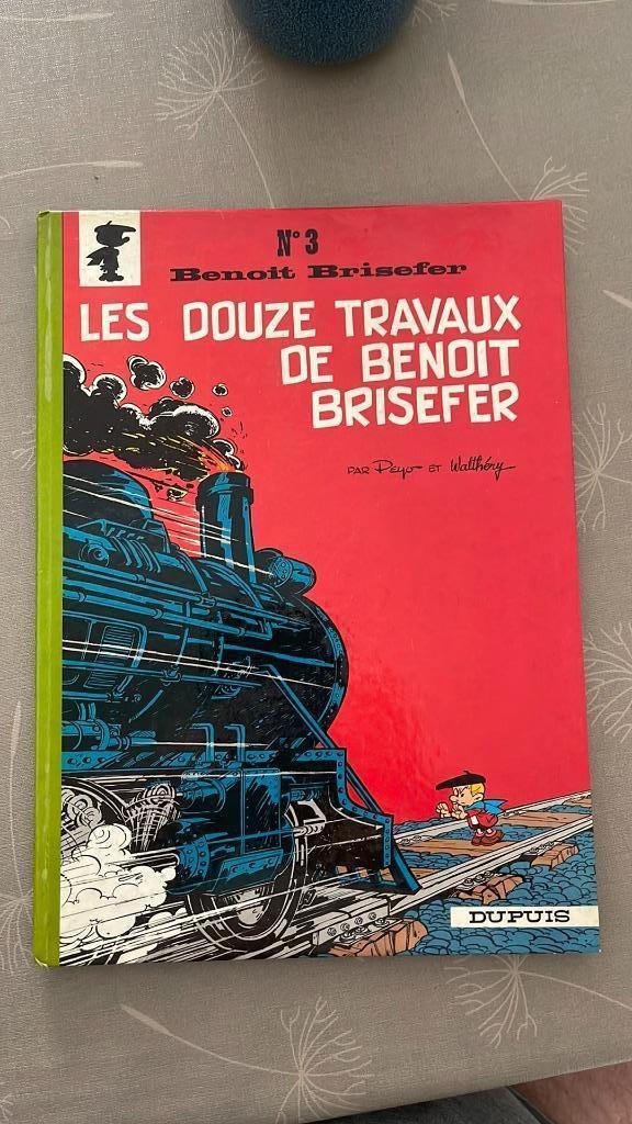 Strip 'Les douze travaux de Benoît Brisefer' 1e druk 1968, Boeken, Stripverhalen, Gelezen, Eén stripboek, Ophalen of Verzenden