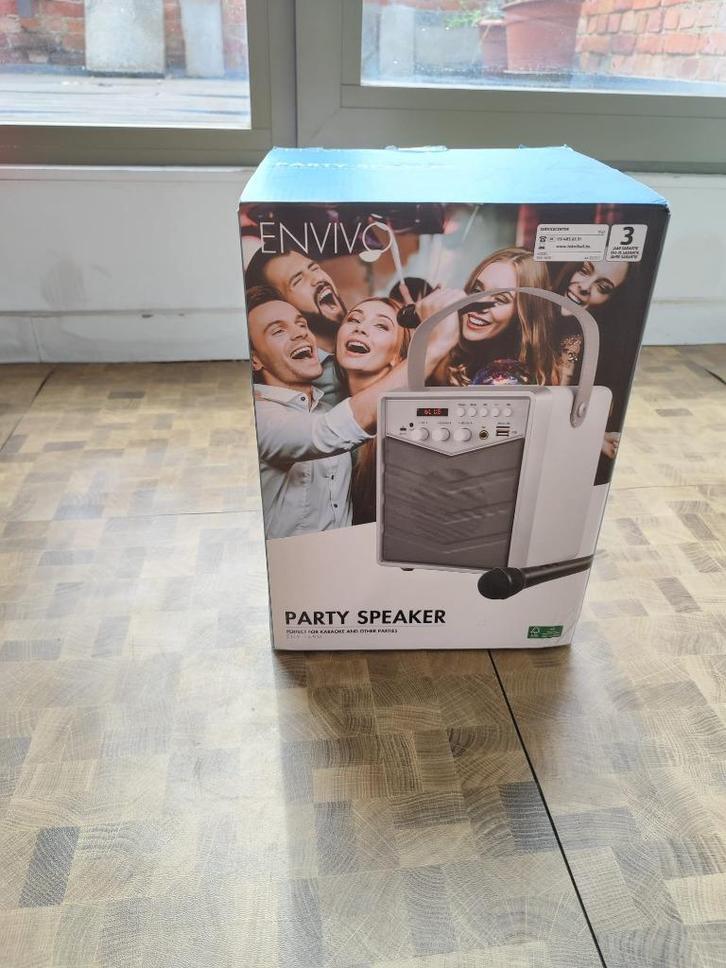 Envivo ENV-1690 party speaker (karaoke), Audio, Tv en Foto, Luidsprekerboxen, Zo goed als nieuw, Overige merken, Ophalen of Verzenden