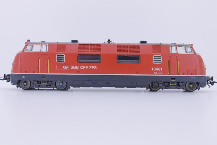 Marklin 3384 H0 Diesellocomotief Am4/4 van de SBB, Hobby en Vrije tijd, Modeltreinen | H0, Zo goed als nieuw, Locomotief, Wisselstroom