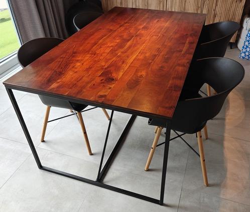 Set tafel met stoelen, Huis en Inrichting, Tafels | Eettafels, Gebruikt, Ophalen