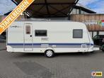 Hobby De luxe Easy 500 KMFE 2006 STAPELBED + TENT!, Treinzit, 5 tot 6 meter, Tot en met 6, Vast bed