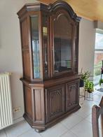 Vintage vitrine kast, Huis en Inrichting, Kasten | Vitrinekasten, Ophalen, Gebruikt, 150 tot 200 cm, Vintage