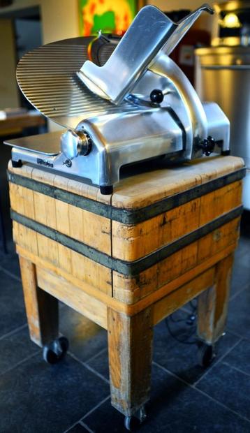 RVS Professionele snijmachine Burman beschikbaar voor biedingen