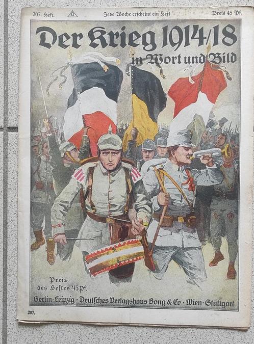 Eerste wereldoorlog magazines 'Der Krieg 1914/18', Livres, Guerre & Militaire, Comme neuf, Général, Avant 1940, Enlèvement ou Envoi