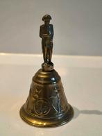 Messing tafelbel, figuur Napoleon, Antiek en Kunst, Antiek | Brons en Koper, Ophalen of Verzenden, Koper