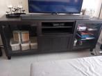 TV kast, salontafeltje en 3 bijzetkastjes, Ophalen, Glas, 150 tot 200 cm, Zo goed als nieuw