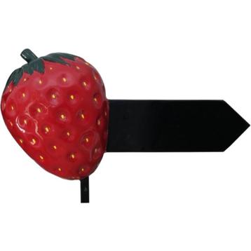 panneau publicitaire fraise 55 cm - tableau d'écriture frais disponible aux enchères