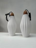 Opaline hanglampen teak stijl philips vintage retro design, Ophalen of Verzenden, Gebruikt, Glas, Mid century