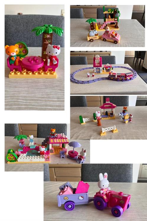 Hello Kitty bouwsets - 6 sets voor 50 €, Kinderen en Baby's, Speelgoed | Bouwstenen, Gebruikt, Overige merken, Ophalen