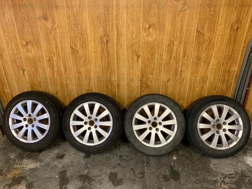 Volkswagen 16 inch velgen met Michelin banden 205/55 V91, Auto-onderdelen, Banden en Velgen, Band(en), Zomerbanden, 16 inch, 205 mm
