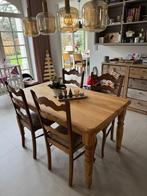 Klassieke tafel met 4 stoelen, Antiek en Kunst, Ophalen