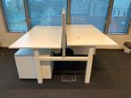 Duo workbench 160x160 grijs paneel, Enlèvement ou Envoi