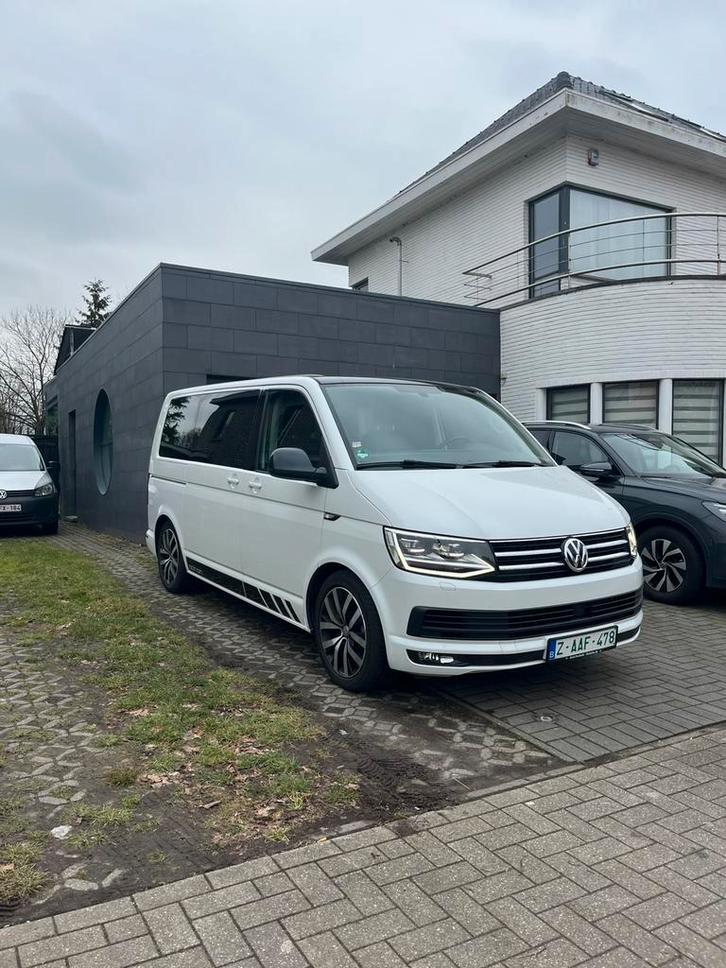 Volkswagen multivan T6 automaat euro 6, Autos, Volkswagen, Particulier, Multivan, ABS, Caméra de recul, Phares directionnels, Régulateur de distance