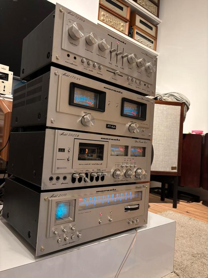 Endgame set! Marantz modèles 170DC, 3250B, 5025 et 2110, TV, Hi-fi & Vidéo, Chaîne Hi-fi, Reconditionné, Deck cassettes ou Lecteur-enregistreur de cassettes
