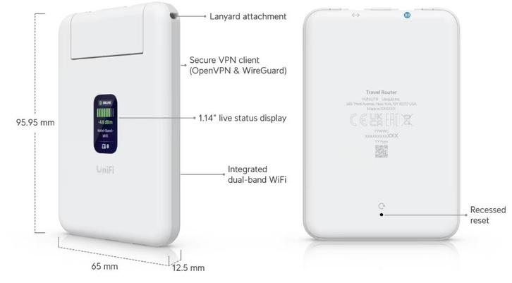 UniFi Travel Router, Computers en Software, Routers en Modems, Nieuw, Router, Ophalen of Verzenden