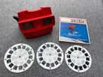 Vintage view master Gaf 70 s met boekje Skiën compleet, Ophalen of Verzenden