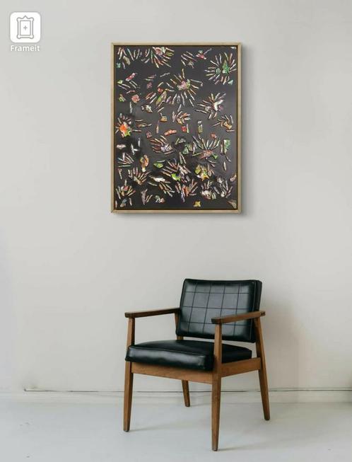 Summer love story  
Afgewerkt  met epoxy resin, Antiek en Kunst, Kunst | Schilderijen | Abstract, Ophalen