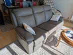 Salon 3 zit te koop waarvan 2 met relax in grijze kleur., Ophalen, Zo goed als nieuw