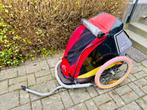 Gebruikte fietskar, Fietsen en Brommers, Fietsaccessoires | Aanhangwagens en Karren, Ophalen, Gebruikt, Opvouwbaar, Kinderkar