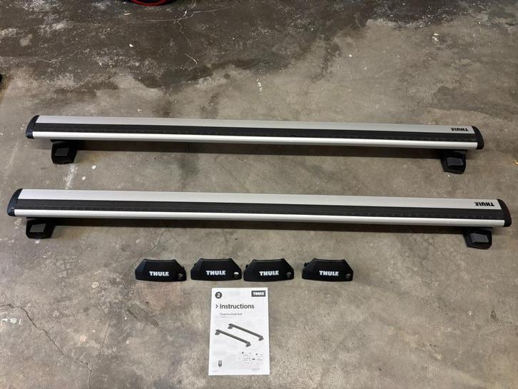 THULE Wingbar EVO-dakdragers (set met langsstangen), Auto diversen, Dakkoffers, Zo goed als nieuw, Ophalen