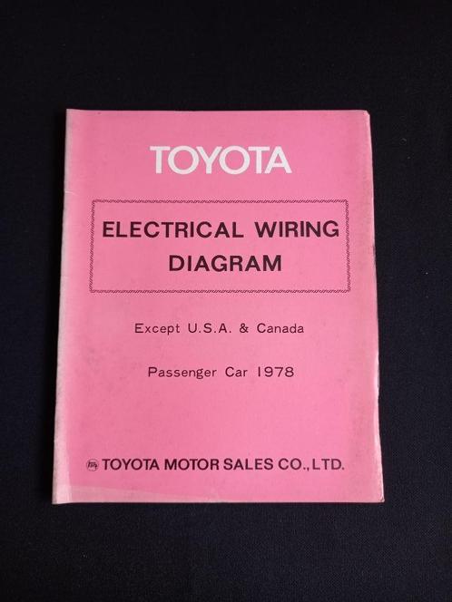 Werkplaatsboek Toyota elektrische schema's 1978, Auto diversen, Handleidingen en Instructieboekjes, Ophalen of Verzenden