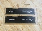 Kingston Hyper-X Fury 8GB (2x4GB), Comme neuf, Desktop, Enlèvement ou Envoi, DDR4