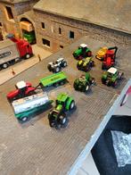 Set van 1:87 Siku en andere miniaturen, Ophalen of Verzenden, Gebruikt, Hijskraan, Tractor of Landbouw, SIKU