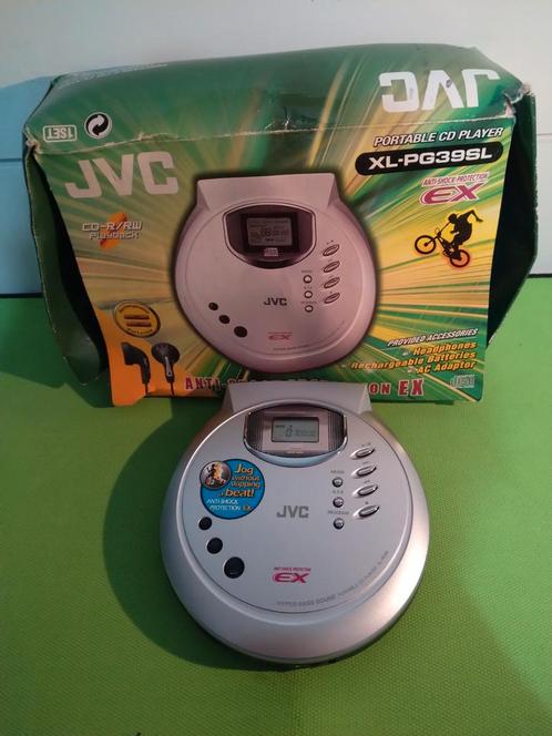 JVC draagbare cd-speler - doos, instructies en koptelefoon, Audio, Tv en Foto, Walkmans, Discmans en Minidiscspelers, Walkman