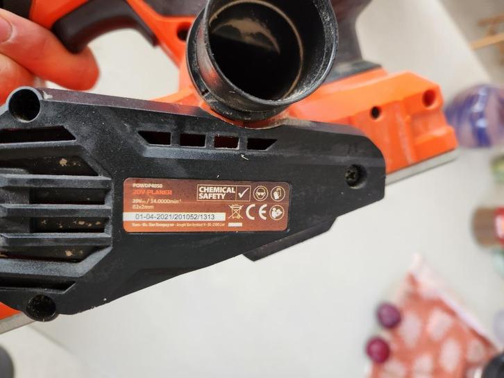 Schaafmachine, Doe-het-zelf en Bouw, Schaafmachines, Zo goed als nieuw, Accu, Ophalen