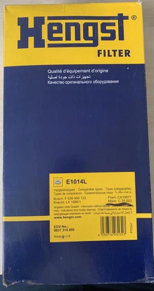 Filtre à air  HENGST FILTER E1014L, Auto-onderdelen, Filters, Nieuw, Ophalen of Verzenden