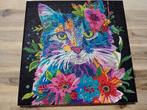 Kat diamond painting afgewerkt, Ophalen, Zo goed als nieuw