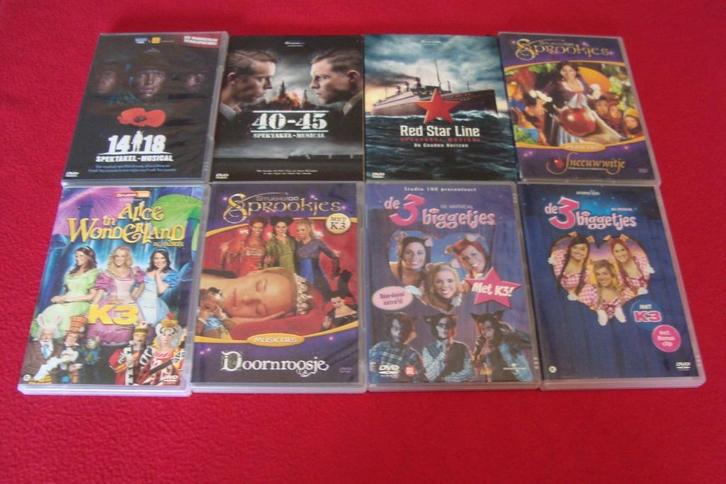 studio 100 musical dvd's, Cd's en Dvd's, Dvd's | Kinderen en Jeugd, Ophalen of Verzenden