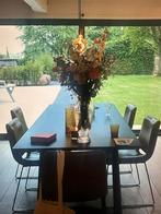 Eettafel met 6 stoelen, Ophalen, Gebruikt, Vijf personen of meer, 150 tot 200 cm