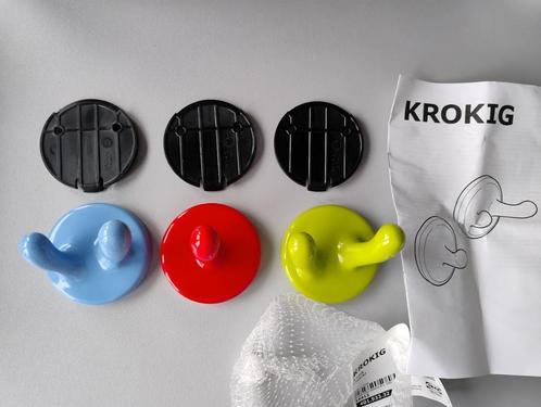 Ikea Krokig kunststof wandhaken, Huis en Inrichting, Woonaccessoires | Kapstokken, Zo goed als nieuw, Wandhaken, Kunststof, Ophalen