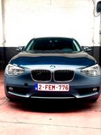 BMW 1serie 118d  2012 in PERFECTE STAAT, Cuir, Série 1, Bleu, Carnet d'entretien