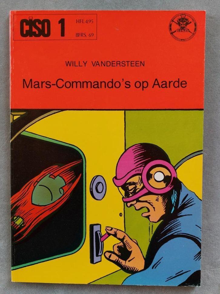Willy Vandersteen Mars-commando's op aarde Ciso 1 1975, Boeken, Stripverhalen, Zo goed als nieuw, Eén stripboek, Ophalen of Verzenden