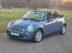 Mini Cooper Cabrio - 1.6i - 2006 - AC/ZV/nieuwe ketting, Voorwielaandrijving, 4 zetels, Zwart, Cabriolet