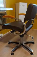 Kapsalon stoel, Huis en Inrichting, Stoelen, Ophalen, Twee, Bruin, Leer