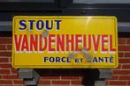 Stout Vandenheuvel kracht en gezondheid 1936 origineel email, Ophalen, Gebruikt, Reclamebord