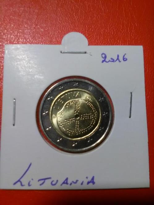 2 € commémorative Lituanie 2016, Timbres & Monnaies, Monnaies | Europe | Monnaies euro, Monnaie en vrac, 2 euros, Autres pays