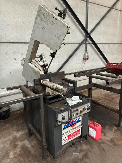 METAALBANDZAAGMACHINE MACC SPECIAL 411MS INCLUSIEF ROLLEN, Doe-het-zelf en Bouw, Gereedschap | Zaagmachines, Ophalen