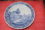 3 antieke, originele "DELFT's blauw" borden, Antiek en Kunst, Ophalen of Verzenden