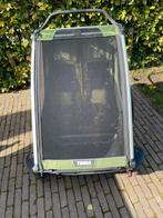 Zeer degelijke fietskar ,merk Thule voor 2 kinderen, Fietsen en Brommers, Gebruikt, Opvouwbaar, Ophalen of Verzenden, Thule chariot cab 2