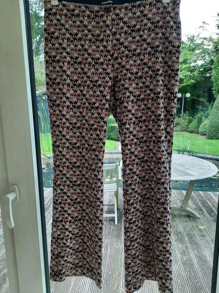 Toffe broek CAMBIO - 38, Kleding | Dames, Broeken en Pantalons, Zo goed als nieuw, Maat 38/40 (M), Overige kleuren, Lang, Ophalen of Verzenden