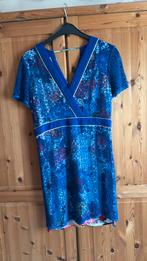 Femmes je vous aimes blauw kleed 42, Ophalen of Verzenden, Zo goed als nieuw, Blauw