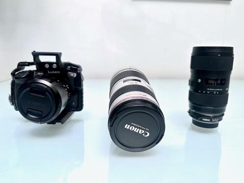Panasonic gh5 S camera + optiek en accessoires, Audio, Tv en Foto, Videocamera's Digitaal, Gebruikt, Camera, Panasonic, Externe microfoon